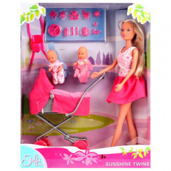 Кукла Twins Штеффи с коляской и малышами 29 см OL29827 Кропивницкий