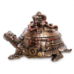 Статуетка-скринька Черепаха 17 см Veronese AL32503 Київ