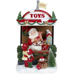 Композиція новорічна Santaapos Toy Store з LED підсвічуванням полістоун Bona DP69431 Черкаси