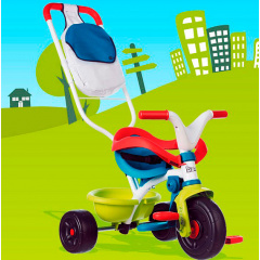 Трехколесный велосипед Smoby IR28515 3в1 с ручкой Разноцветный Вінниця