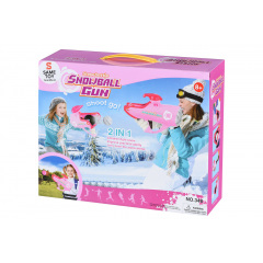 Бластер для девочек Same Toy снежки и шары 2в1 Pink iz15604 Киев