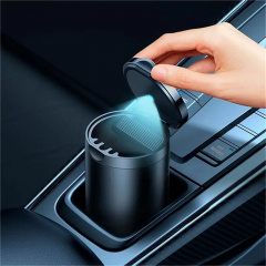 Попільничка для автомобіля з підсвіткою BASEUS C20464700111-00 Black Охтирка