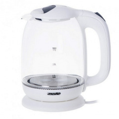 Чайник електричний скляний 1.7 л Mesko MS 1302w White Львів