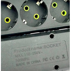 Удлинитель No Brand F43U USB 4 м 3 розетки черный Виноградов