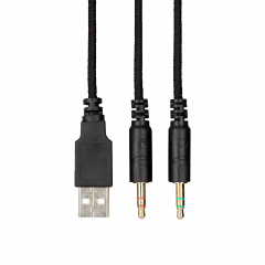 Гарнитура геймерская проводная 2E Gaming HG340 RGB 2 м Черный Одесса