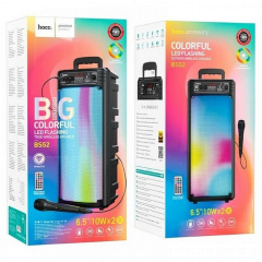 Караоке колонка с микрофоном и пультом HOCO BS52 Bluetooth Black Одесса