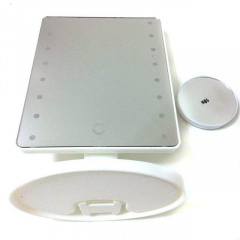 Дзеркало з підсвічуванням косметичне MHZ Magic Makeup Mirror R86667 21.5х16.5 см Білий Чернівці