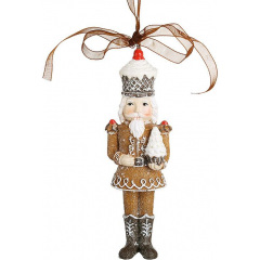 Елочные игрушки набор BonaDi Gingerbread Nutcracker 4х2.2х12 см Разноцветный 12 шт DP232304 Полтава