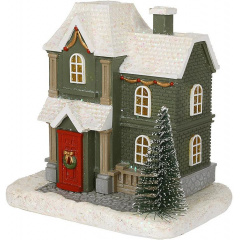 Світлодіодна статуетка New Year's house 11.5х8 см Різнокольоровий BonaDi DP232294 Кушугум