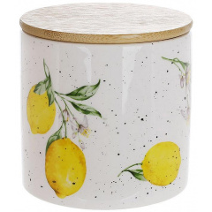 Скляна банка BonaDi Juicy lemons 450 мл Різнокольоровий DP231543 Королево