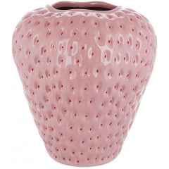 Керамическая ваза BonaDi Клубничка 27х24 см Розово-красный DP231174 Киев