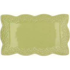 Набір блюд BonaDi Green Flower 36х21 см Зелений 6 шт DP231102 Львів