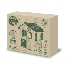 Ігровий будиночок Neo з віконницями 123x115x132 см Smoby Різнокольоровий OL228537 Чернівці