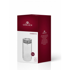 Контейнер із сталевою кришкою Gerlach Ambiente 1,3 л (5901035503816) Київ