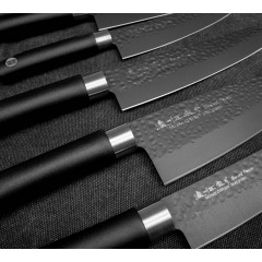 Кухонний ніж Сантоку 170 мм Satake Swordsmith Black (805-735) Чугуїв