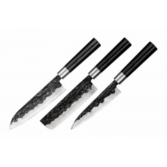 Набор из 3-х кухонных ножей Samura Blacksmith (SBL-0220) Житомир