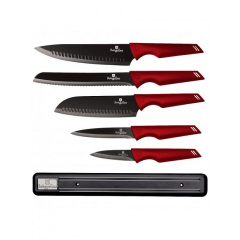 Набор ножей 6 предметов Berlinger Haus Metallic Line Burgundy Edition (BH-2694) Черновцы