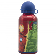Пляшка алюмінієва дитяча 400 мл Stor Avengers (74134) Хуст