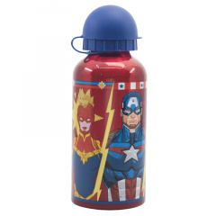 Пляшка алюмінієва дитяча 400 мл Stor Avengers (74134) Хуст