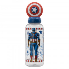 Пляшка пластикова дитяча 560 мл Stor Avengers Captain America (74851) Рівне