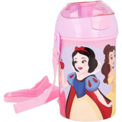 Дитяча пляшка для води з ремінцем 450 мл Stor Disney Princess (51269) Братське
