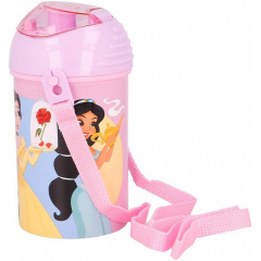 Дитяча пляшка для води з ремінцем 450 мл Stor Disney Princess (51269) Братське