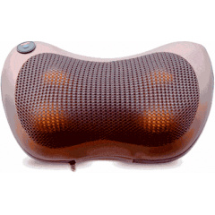 Массажная подушка Спартак Car and Home Massage Pillow Коричневая Ровно