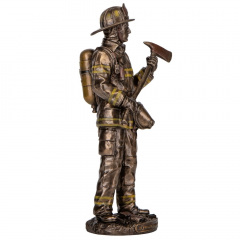Фигура интерьерная Fireman 30 см Veronese Коричневый AL229945 Харьков