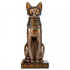 Интерьерная статуэтка Egyptian cat 30х16х13 см Veronese Разноцветный AL229450 Черновцы