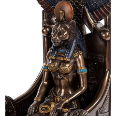Cтатуэтка коллекционная Sekhmet Богиня войны Veronese 27х13х12 см Разноцветный AL229038 Луцк