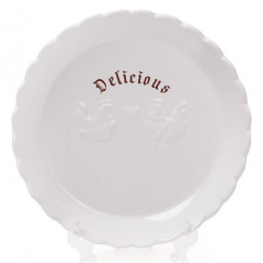 Блюдо Bona сервировочное Ceramic Тоскана Family DELICIOUS диаметр 23см с объемным рисунком DP40964 Буча