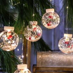 Гірлянда "Дід Мороз" Xmas WW-1 Copper Curtain Ball Lamp 3 х 1.5 м Теплий білий Чернівці