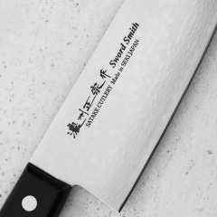 Кухонный нож Сантоку 170 мм Satake Unique Damascus (806-961) Первомайск