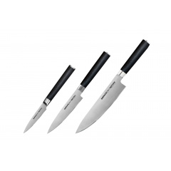 Набор из 3 кухонных ножей Samura Mo-V (SM-0230) Киев