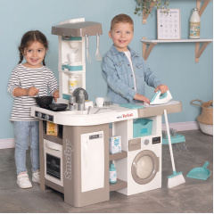 Детская кухня интерактивная Tefal Kitchen and Laundry из 36 аксессуаров Smoby IG-OL185829 Ужгород