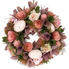 Декоративный венок подвесной Lilac Flowers Ø24cm Bona DP118236 Ивано-Франковск