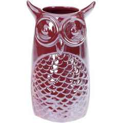 Ваза ceramic Сова 19см, перловий бордовий Bona DP67957 Кропивницький