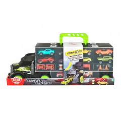 Игрушечный набор Dickie Toys Грузоперевозчик 43 см с 4 машинками и ручкой OL86872 Київ