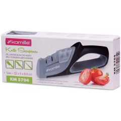 Точилка для ножа 21.5х4.5.х9см с двумя видами точил Kamille DP38300 Чернігів