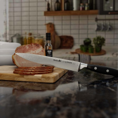 Кухонний ніж для тонкої нарізки 200 мм Giesser BestCut (8670 20) Вишневе