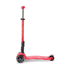 Детский самокат 3-х колесный складной Micro Maxi Deluxe Foldable LED 50 kg Koral KD117856 Харків