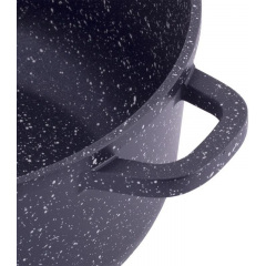 Набор 3 кастрюли Landes Black 2.3л 4.5л 6.5л с двумя прихватками Kamille DP36495 Київ