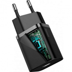Блок зарядки Type C Baseus CCSUP-B01 Type-C QC 3A Black Київ