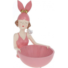 Подставка для бижутерии 17х19х23см Pink Девочка-Зайка Bona DP118502 Днепр