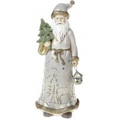 Статуэтка Santa с елкой 31.5 см, шампань Bona DP43011 Хмельницкий