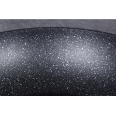 Сковорода со съемной ручкой 28 см Berlinger Haus Metallic Line Shiny Black Collection (BH-7154) Изюм