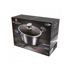 Каструля з кришкою 30 см 8 л Berlinger Haus Metallic Line Carbon Pro Edition (BH-6924) Фастів