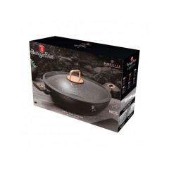 Вок із кришкою 30 см Berlinger Haus Black Rose Collection (BH-7112) Умань
