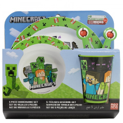 Набор посуды детский 5 предметов Stor Minecraft (40650) Запорожье