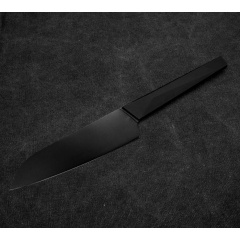 Кухонний японський ніж Сантоку 170 мм Satake Black (806-824) Ізюм